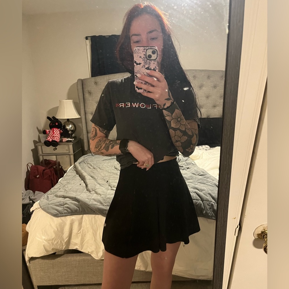 Brandy Melville Black Mini Skirt